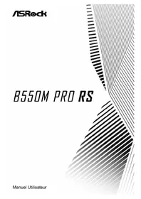 Notice ASROCK B550M PRO RS Carte mère