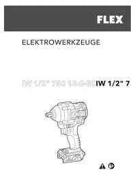 Notice Flex IW 1/2" 750 18.0-EC Perceuse