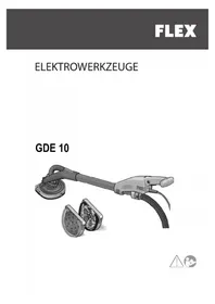 Notice Flex GDE 10 Ponceuse