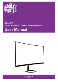 Notice CM Storm GM34-CW Moniteur