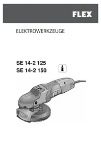 Notice Flex SE 14-2 150 Ponceuse