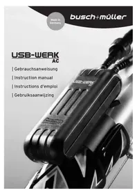 Notice Busch + Müller USB-WERK Batterie portable