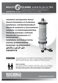 Notice Waterco MULTICYCLONE ULTRA MC16 Filtre à eau