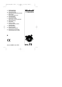 Notice Bavaria by Einhell BHS 75 Scie