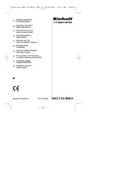 Notice Bavaria by Einhell BWS 115/850-3 Broyeur