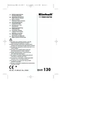 Notice Bavaria by Einhell BHR 130 Nettoyeur haute pression