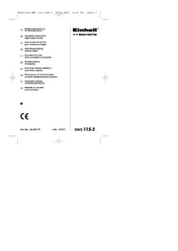 Notice Bavaria by Einhell BWS 115/2 Broyeur