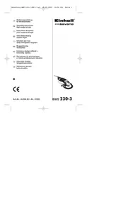 Notice Bavaria by Einhell BWS 230/3 Broyeur