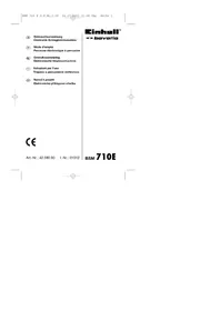Notice Bavaria by Einhell BSM 710E Perceuse