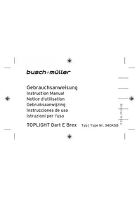 Notice Busch + Müller DART Éclairage