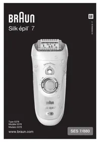 Notice BRAUN SILK-éPIL 7 SES 7/880 Epilateur