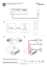 Notice OPTOMA UHZ55 Projecteur