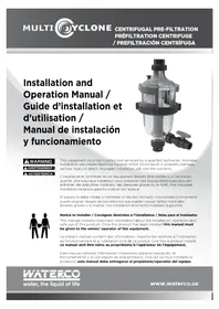 Notice Waterco MULTICYCLONE MC12 Filtre à eau