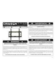 Notice Crimson T46L Support mural