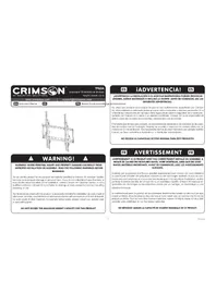 Notice Crimson TP63A Support mural