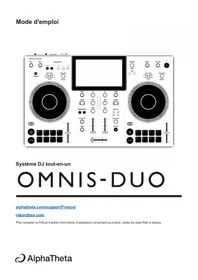 Notice AlphaTheta OMNIS-DUO Equipement DJ