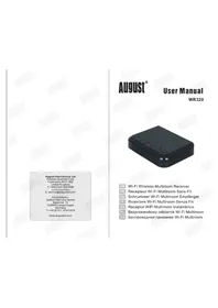 Notice August WR320 Recepteur