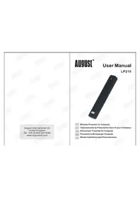 Notice August LP210 Pointeur sans fil