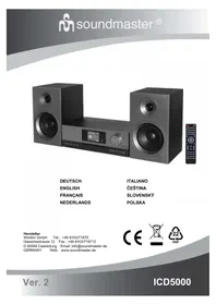 Notice Soundmaster ICD5000 Système hifi