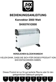 Notice SHX SHX07KV2000 Chauffage