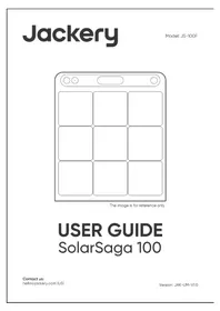 Notice Jackery SOLARSAGA 100 Générateur