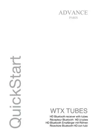 Notice ADVANCE WTX-TUBES Recepteur