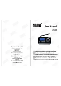 Notice August MR280 Recepteur