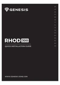 Notice Genesis RHOD 300 RGB Clavier