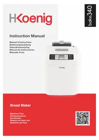 Notice H.KOENIG BAKE340 Machine à pain