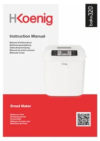Notice H.KOENIG BAKE320 Machine à pain