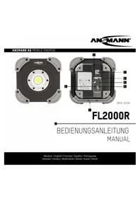 Notice ANSMANN FL2000R Éclairage