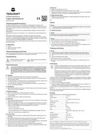 Notice Toolcraft WL-1000 Éclairage