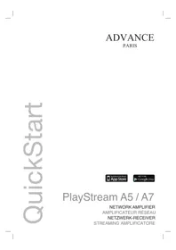 Notice ADVANCE ACOUSTIC PLAY STREAM A7 Récepteur de musique