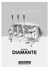 Notice LA PAVONI DIAMANTE LEVER 3 GROUPS Machine à café