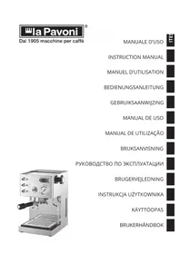 Notice LA PAVONI CASA BAR PID Machine à café
