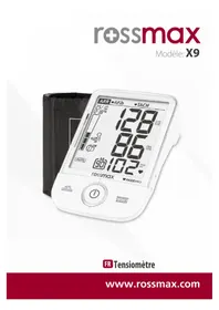Notice Rossmax X9 BT Tensiomètre