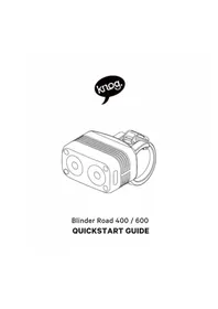 Notice Knog BLINDER ROAD 600 Lampe de poche