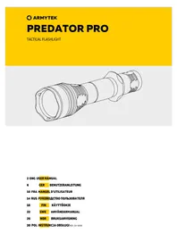 Notice ArmyTek PREDATOR PRO Lampe