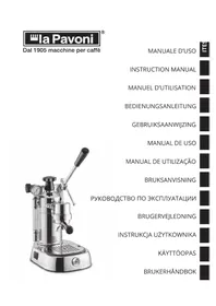 Notice LA PAVONI PROFESSIONAL RAME Machine à café