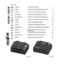 Notice Mafell APS M+ Chargeur de piles