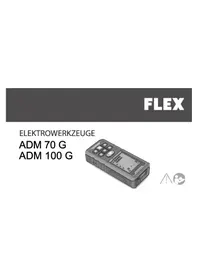 Notice Flex ADM 100 G Télémètre