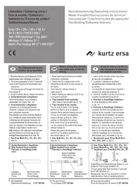 Notice Ersa 200 Machine de soudure