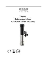 Notice CASO SOUS-VIDE SV 400 Robot ménager