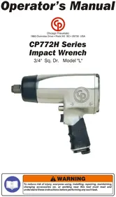 Notice Chicago Pneumatic CP772H Visseuse