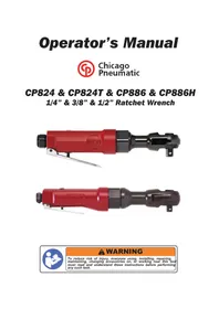Notice Chicago Pneumatic CP886H Visseuse