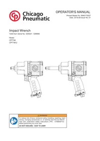 Notice Chicago Pneumatic CP7748 Visseuse