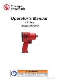 Notice Chicago Pneumatic CP7762 Visseuse