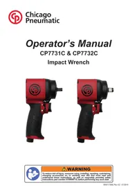 Notice Chicago Pneumatic CP7732C Visseuse