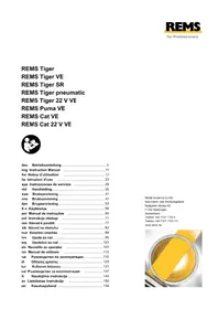 Notice REMS PUMA VE Scie