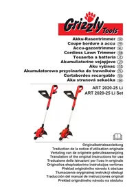 Notice Grizzly ART2020-25 LI Coupe-herbe